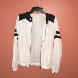 Black and White Windbreaker
